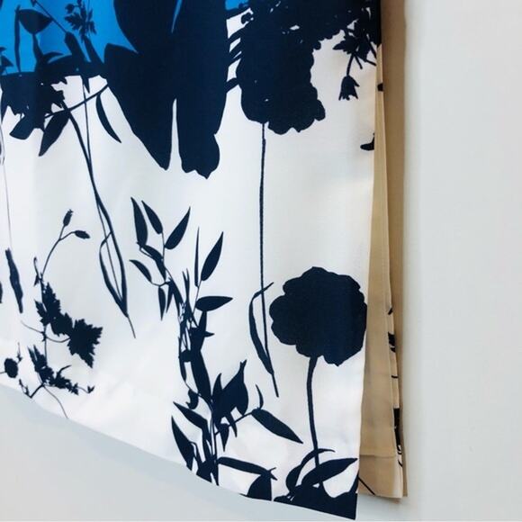 Ted Baker Selaah Bluebell Side Slit Midi Skirt Floral Vacation Date 2 US 0 TB - Picture 10 of 13